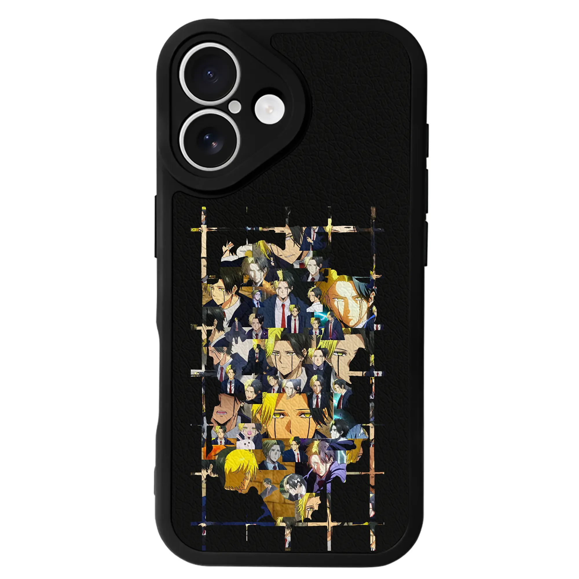 マッシュル グッズ,レイン・エイムズ - IPhone 16シリーズ対応 ・ シリコンスマホケース ・ レザー調 ・ 高精度フィット ・ 耐衝撃 ・ ワイヤレス充電対応 ・ 精密カット